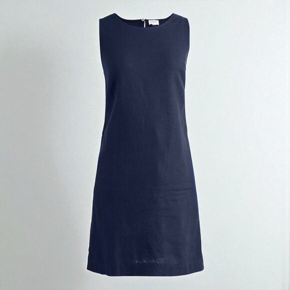 J. Crew Linen-blend sleeveless mini dress Size 6 - Picture 1 of 9